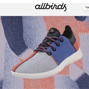 Allbirds Women’s Multicolor Wool Runner - Gray/Blue/Orange